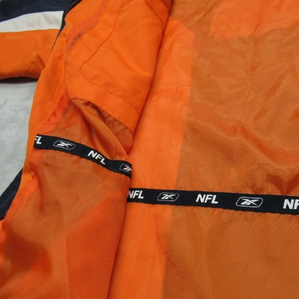 Vintage Chicago Bears Reebok Jacket Youth‎ Large Blue Full Zip Windbreaker NFL